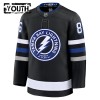Tampa Bay Lightning tröja Fanatics Premium Nikita Kucherov 2024-25 Svart Tredje - NHL Tröjor Barn